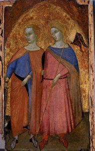 Heilige Galganus und Ansanus von Ambrogio Lorenzetti