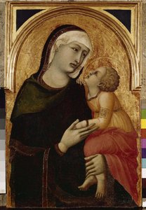 Jungfrau und Kind von Ambrogio Lorenzetti