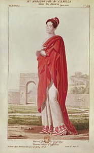Madame Morandi in der Rolle der Camille, aus Akt I Szene 2 von 