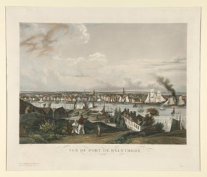 Ansicht des Hafens von Baltimore