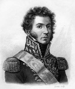Gabriel Jean Joseph, Graf Molitor, Marschall von Frankreich (1770-1849) - in "Portraits des généraux français en suite des victoires et conquêtes des Français". Graviert von Ambroise Tardieu im Jahr 1818. Stella Sammlung. von Ambroise Tardieu