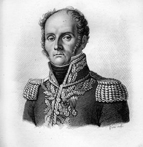 General Charles-Théodore Beauvais de Préau (1772-1830) - in „Portraits des Généraux Français“. Graviert von Ambroise Tardieu im Jahr 1818. Stella Sammlung von Ambroise Tardieu