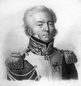 Louis Lepic General der Division (1765-1847). Graviert von Ambroise Tardieu 1818. Stella Sammlung.