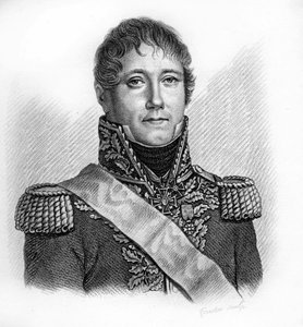 Porträt des Generals Jean Gabriel MARCHAND 1765-183.- in „Portraits des généraux français en suite les victoires et conquêtes des Français“. Graviert von Ambroise Tardieu im Jahr 1818. Stella Sammlung. von Ambroise Tardieu