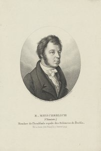 Porträt von Eilhard Mitscherlich, ca. 1830-1840 von Ambroise Tardieu