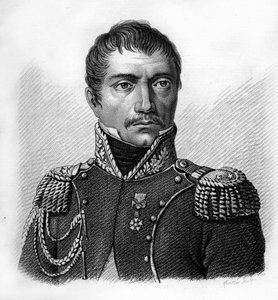 Porträt von General Philippe Auguste Eugène Merlin de DOUAI 1754-1838. In „Portraits der französischen Generäle nach den Siegen und Eroberungen der Franzosen“. Graviert von Ambroise Tardieu im Jahr 1818. Stella Collection von Ambroise Tardieu