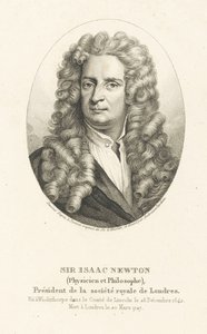 Porträt von Sir Isaac Newton, ca. 1830-1840