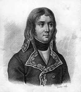 General Jean-Charles Abbatucci (1770-1796). Gravur von Ambroise Tardieu, 1818. Stella-Sammlung.