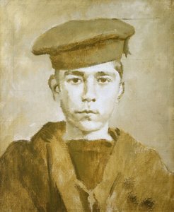 John Travers Cornwell, Junge 1. Klasse (1900-1916), 20. Jahrhundert (Öl) von Ambrose McEvoy