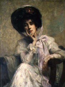 Der edwardianische Hut von Ambrose McEvoy