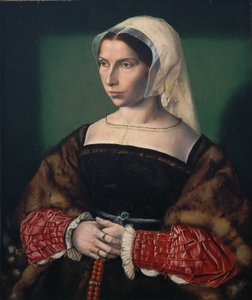 Porträt von Anne Stafford von Ambrosius Benson