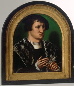 Porträts von Cornelius Duplicius de Scheppere und seiner Frau Elizabeth Donche von Ambrosius Benson