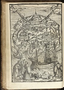 Utopia von Thomas More, 1518 von Ambrosius Holbein