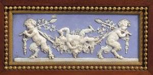 Paneel von einer Napoleon III Konsole, im Stil von Jacob, von Maison Millet, Paris, ca. 1865 von Ambrosius the Elder Bosschaert