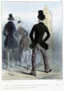 Karikatur - in „Madeleines“ von Cham, ca. 1870-1880