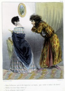 Karikatur - in „Madeleines“ von Cham, ca. 1870-1880 von Amédée de Noé