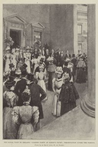 Der königliche Besuch in Irland, Gartenparty in Baron