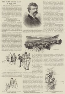Der Landstreicher wieder unterwegs, von Mark Twain