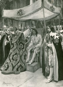 Die Salbung von Karl I. von Amedee Forestier