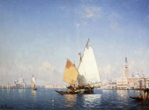 Boote auf der Lagune