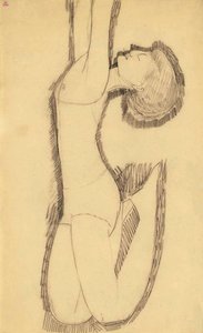 Anna Achmatowa als Akrobatin, 1911 von Amedeo Modigliani