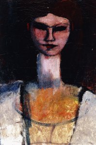 Büste einer jungen Frau von Amedeo Modigliani