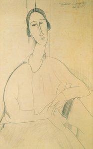 Hanka Zborowska, ca. 1917 von Amedeo Modigliani
