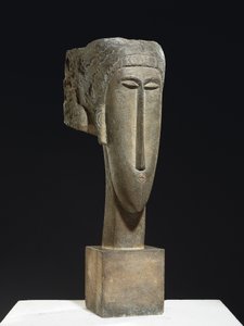 Kopf, ca. 1910-12 von Amedeo Modigliani