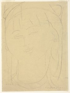 Kopf von Anatolien von Amedeo Modigliani