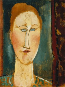 Kopf einer Frau mit roten Haaren von Amedeo Modigliani