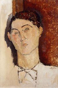 Kopf eines jungen Mannes, ca. 1916 von Amedeo Modigliani