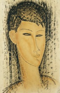 Kopf einer jungen Frau, 1914 von Amedeo Modigliani