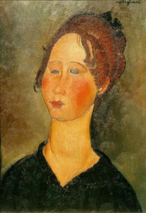 Die Burgunderin von Amedeo Modigliani