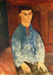 Moise Kisling sitzt, 1916