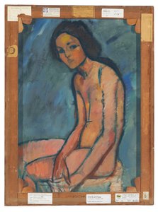 Sitzender Akt, um 1909