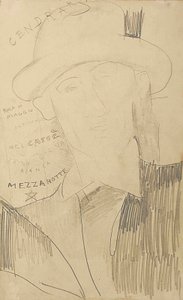 Porträt von Blaise Cendrars, ca. 1916-18 von Amedeo Modigliani
