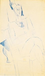 Porträt von Jean Cocteau, ca. 1916 von Amedeo Modigliani