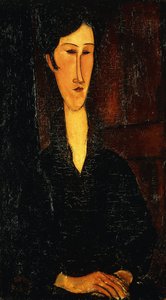 Porträt von Madam Zborowska; Ritratto di Mne Zborowska, 1917 von Amedeo Modigliani