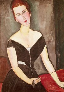 Porträt von Madame Georges Van Muyden, von Amedeo Modigliani (1884-1920) von Amedeo Modigliani