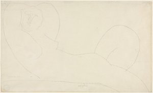 Liegender weiblicher Akt von Amedeo Modigliani