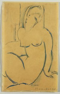 Sitzende Frau, 1914 von Amedeo Modigliani