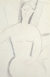 Sitzende Frau von Amedeo Modigliani