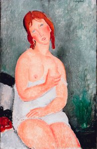 Junge Frau in einem Hemd, 1818