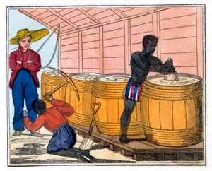 Füllen und Verschließen von Fässern, 1826