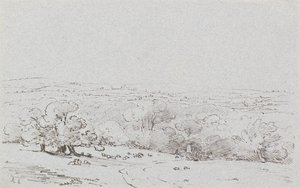 Kutschenzufahrt zu Bromley Hill, ca. 1803