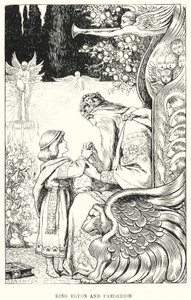 König Elyon und Paedarion (Gravur) von Amelia M. (attr.to) Bowerley or Bauerle