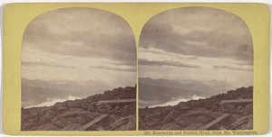 Mt. Kearsarge und Double Head, vom Mt. Washington von American 19th Century