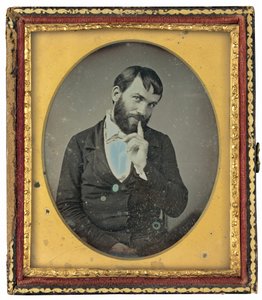 Porträt eines Mannes von American 19th Century
