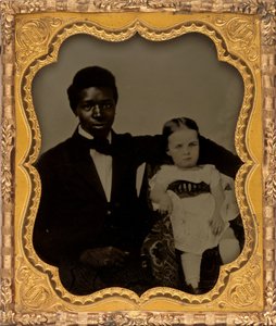 Porträt eines Mannes mit Kind von American 19th Century