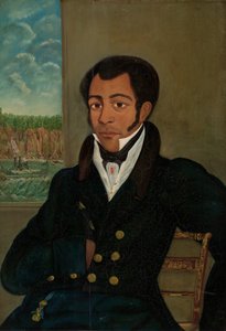 Porträt eines Schiffsstewards von American 19th Century